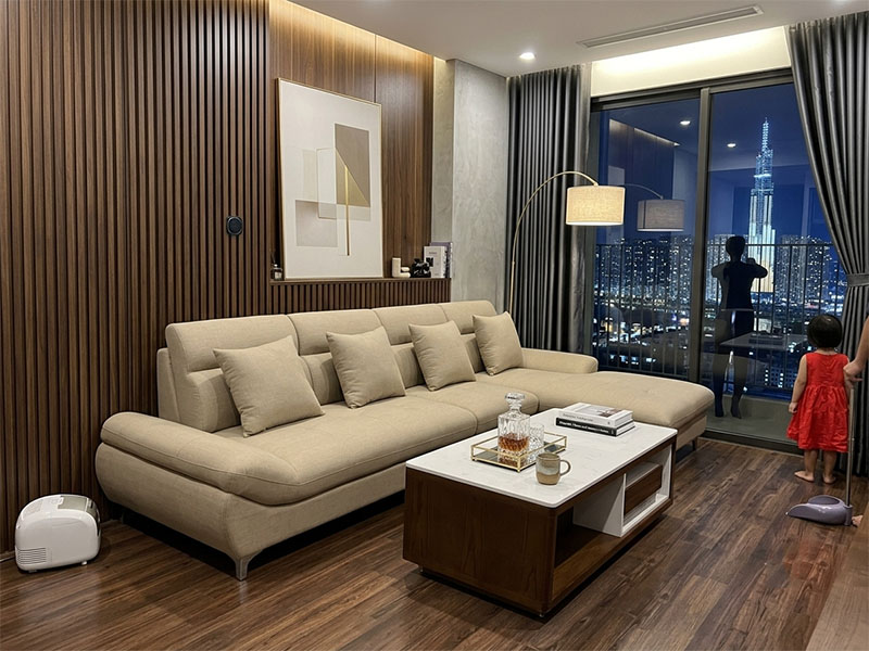 Sofa góc da Ryo và D'Cario