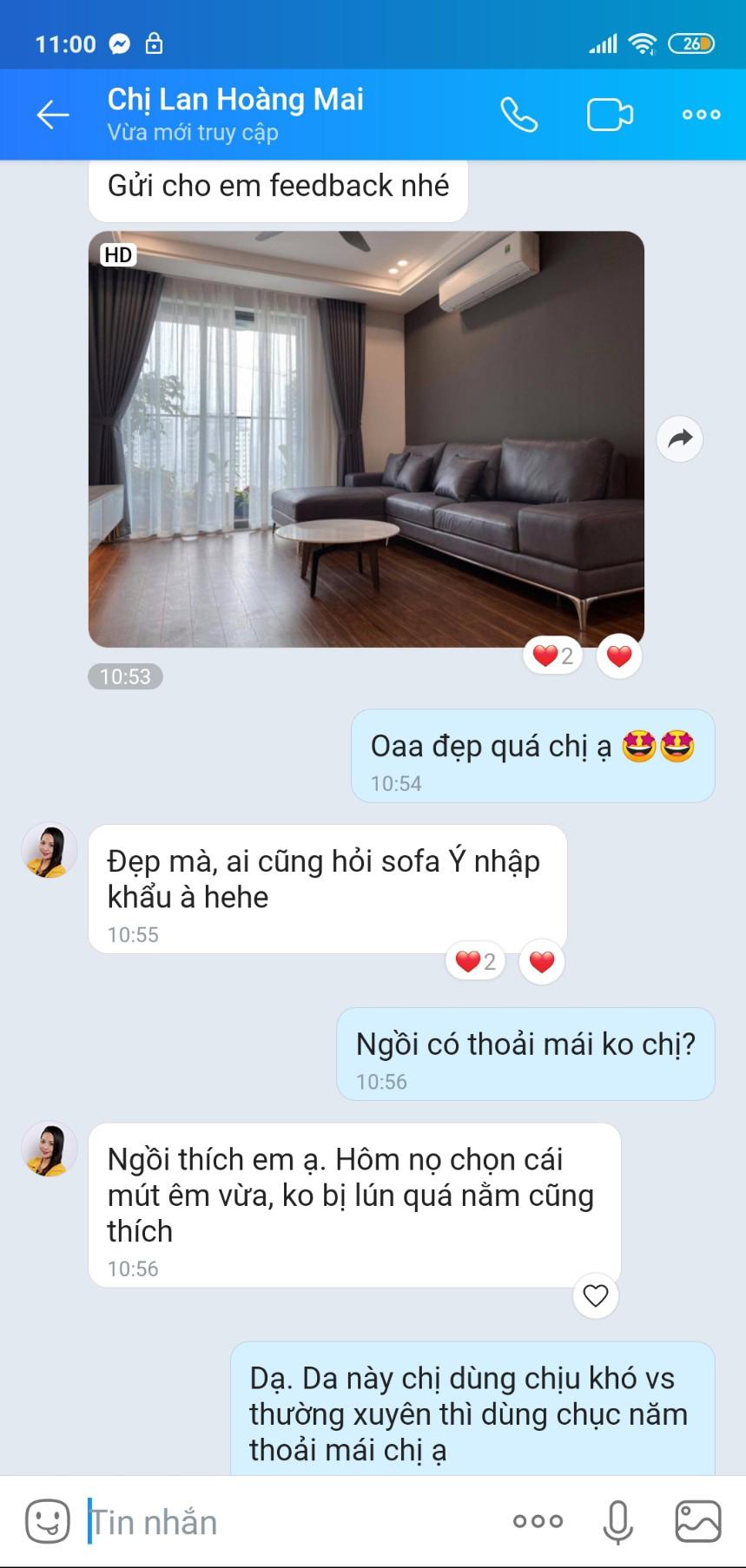Phản hồi khách hàng qua Zalo